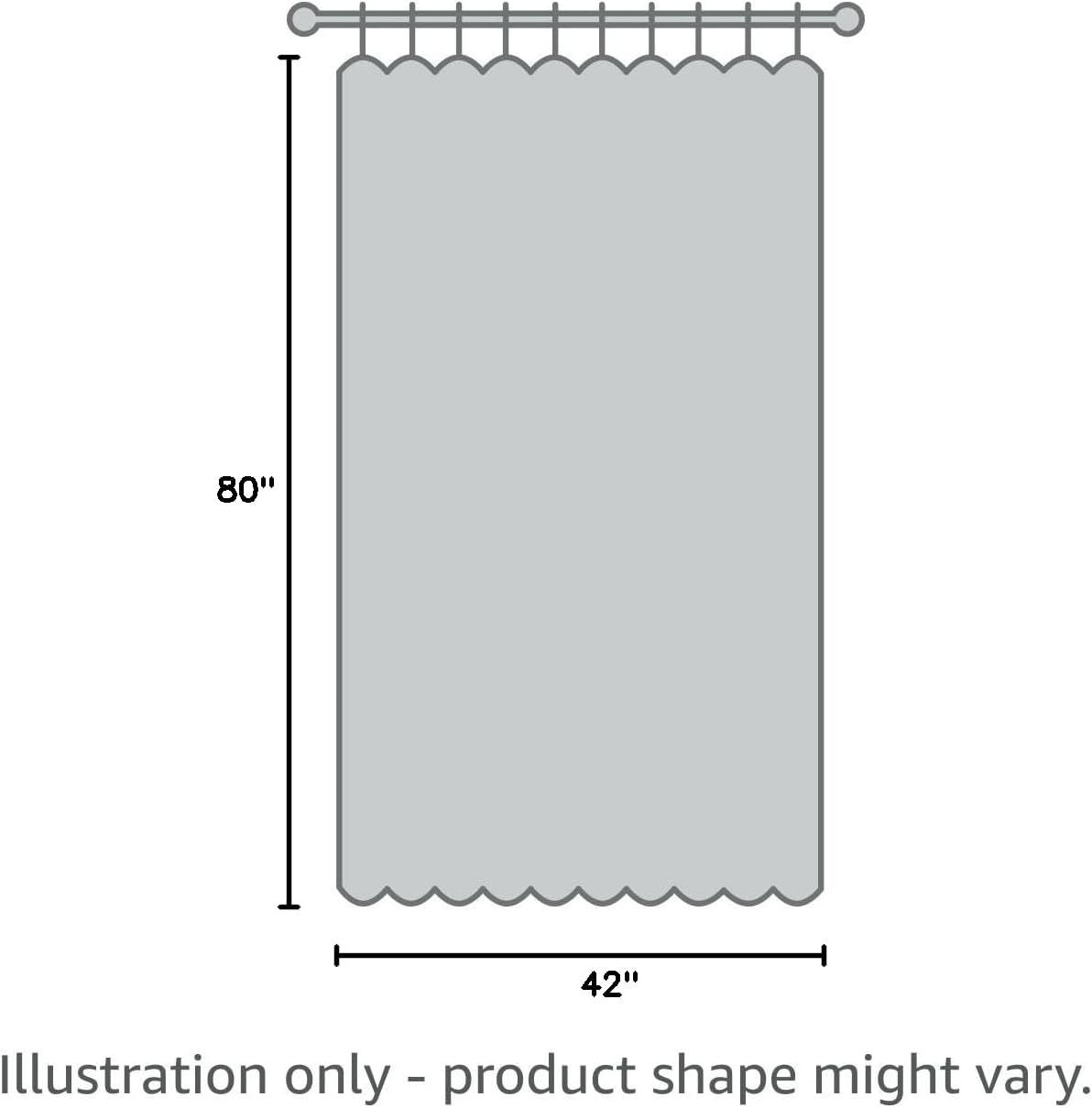 Embroidered Linen Style Door Panels, Pinch Pleat Privacy Door Covers for Patio Openings and Bedrooms, Set of 2 - Image 2