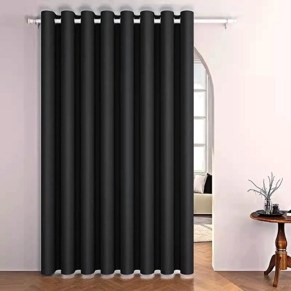 Geometric Tribal Door Panel, Decorative Doorway Cover for Bedroom and Closet Areas, 42 x 80 Inch